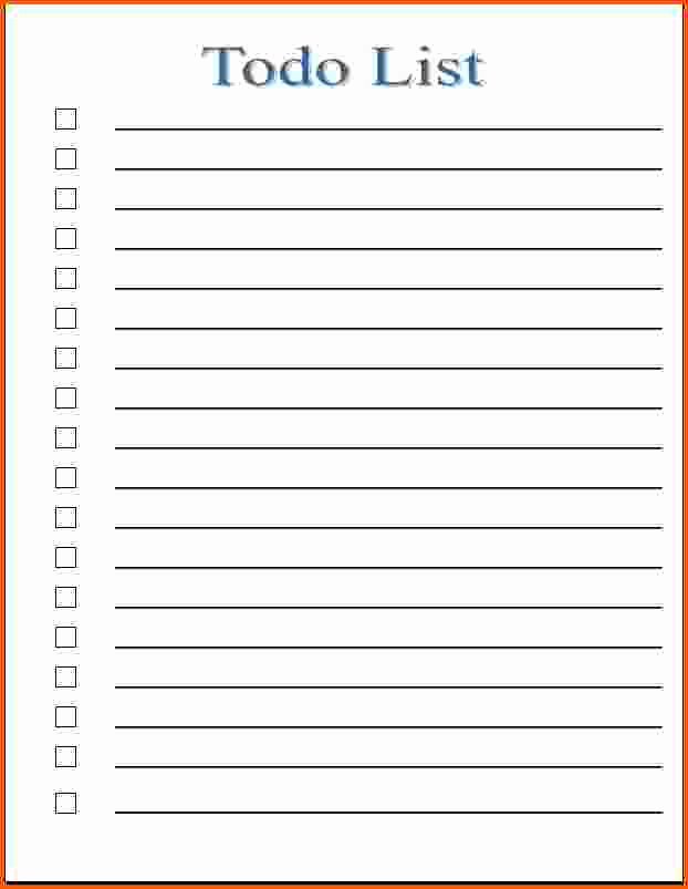 To Do List Template Word Inspirational 17 to Do Liste Word Vorlage
