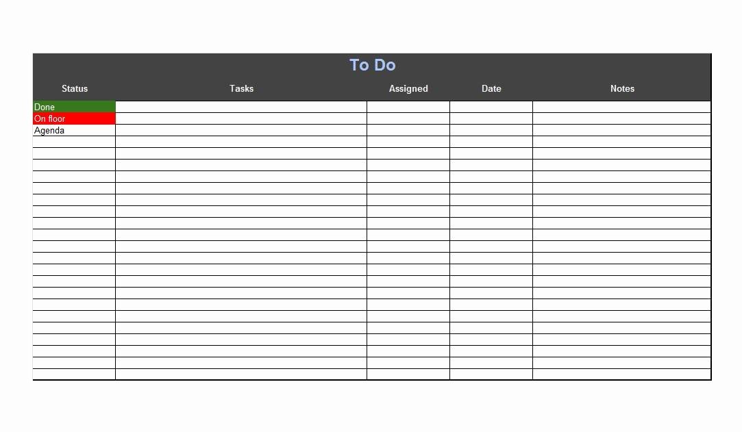 To Do List Template Word New 50 Printable to Do List &amp; Checklist Templates Excel Word