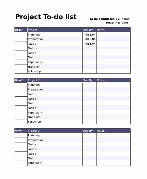 To Do List Template Word Unique to Do List 13 Free Word Excel Pdf Documents Download