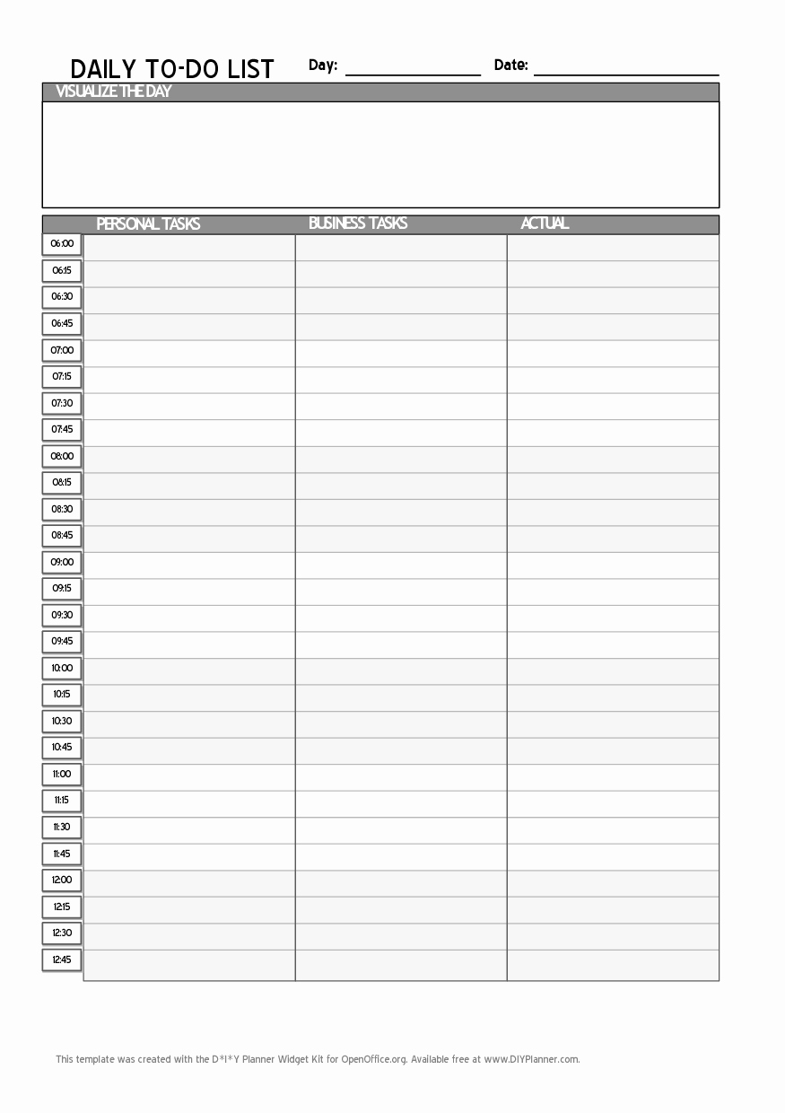 To Do List Templates Beautiful Daily to Do List Template