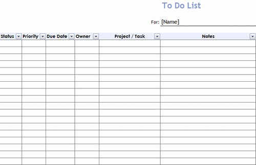To Do List Templates Beautiful Useful Microsoft Word &amp; Microsoft Excel Templates Hongkiat