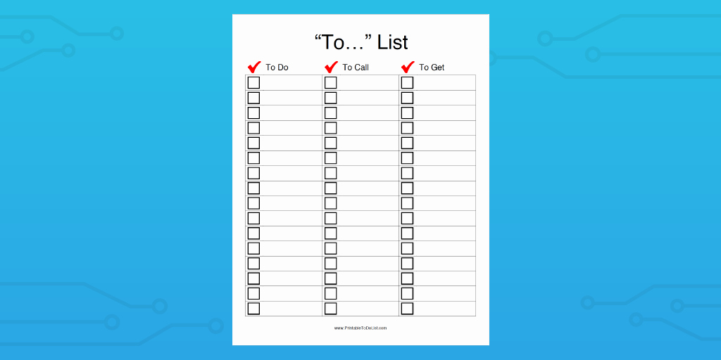 To Do List Templates Best Of Every to Do List Template You Need the 21 Best Templates