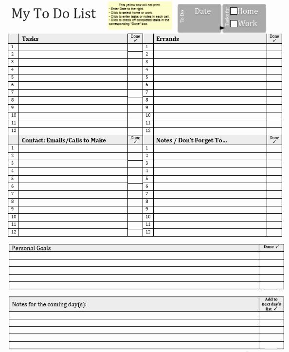 To Do List Templates Elegant 17 Free Monthly to Do List Templates Ms Fice Documents