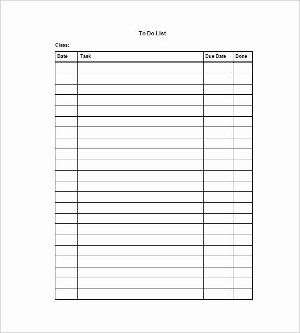 To Do List Templates Elegant to Do List Template 13 Free Word Excel Pdf format