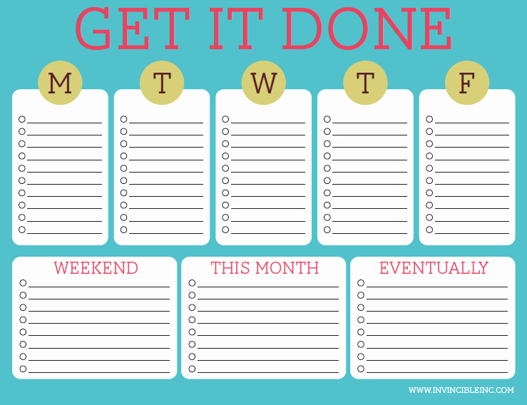 To Do List Templates Lovely organization and Time Management Part 2 Make A to Do List