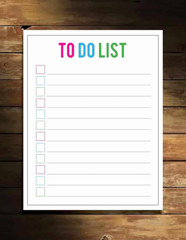 To Do List Templates Luxury Free to Do List Printable Design Eat Repeat