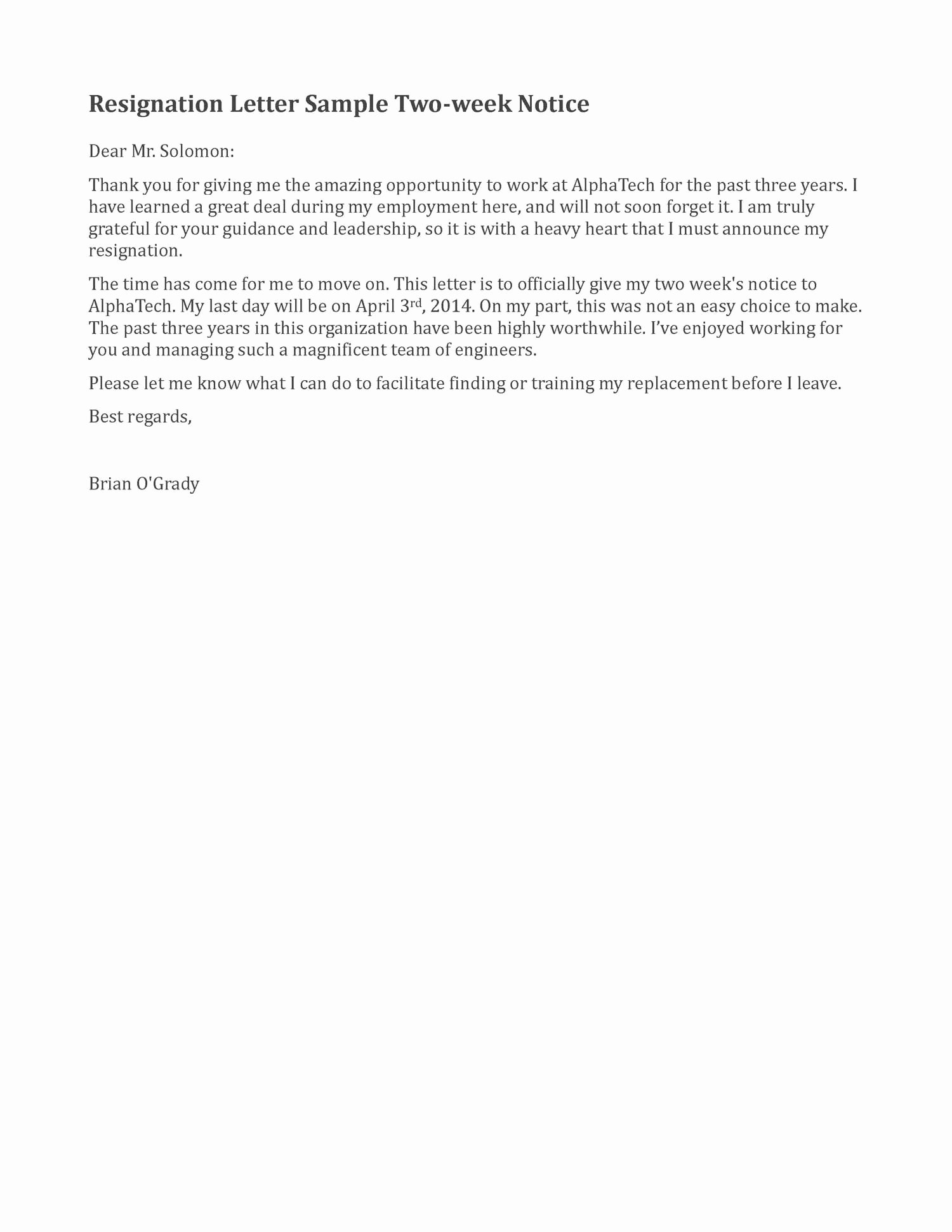 Two Week Resignation Letter Best Of Resignation Letter Sample 2 Weeks Notice Google Search