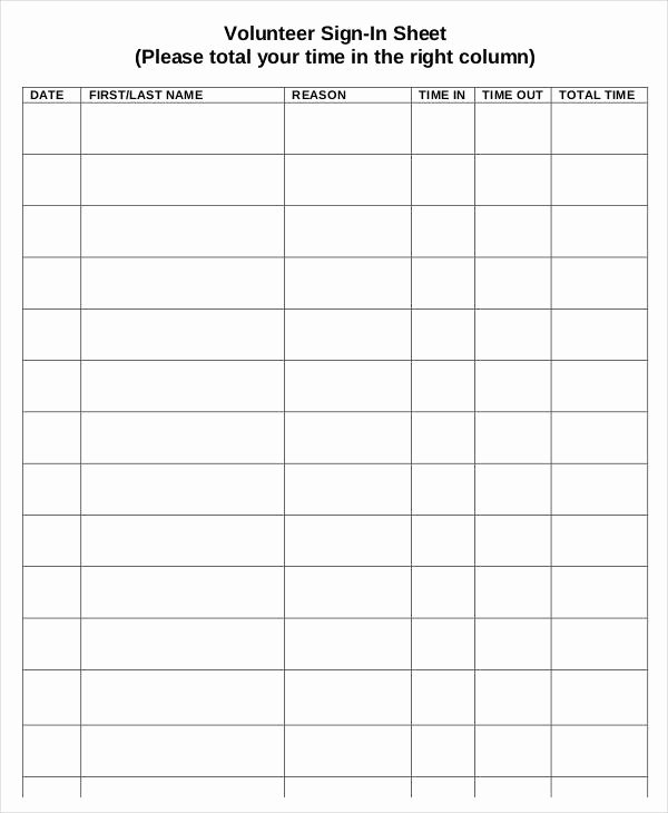 Volunteer Sign In Sheet Best Of We Offer An Alternative Educational Setting which Will