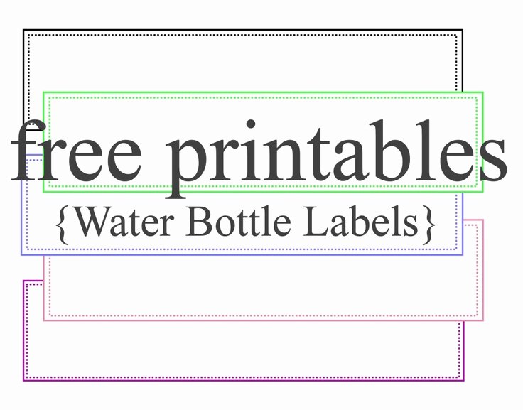 Water Bottle Labels Template Best Of Free Water Bottle Label Template