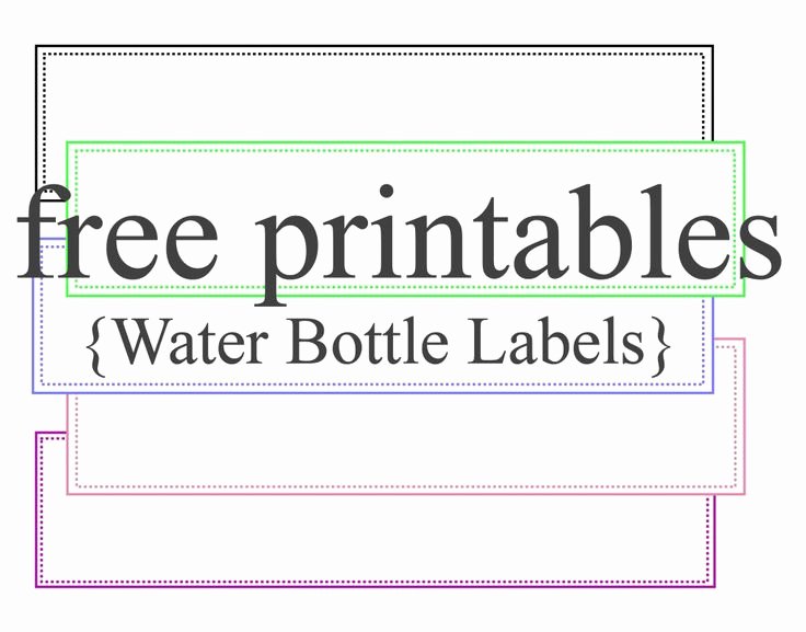 Water Bottle Labels Template Lovely This is Super Awesome Sight with tons Of Free Printable