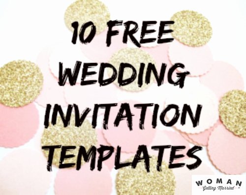 Wedding Invitation Templates Free Best Of Diy Wedding Invitations Our Favorite Free Templates