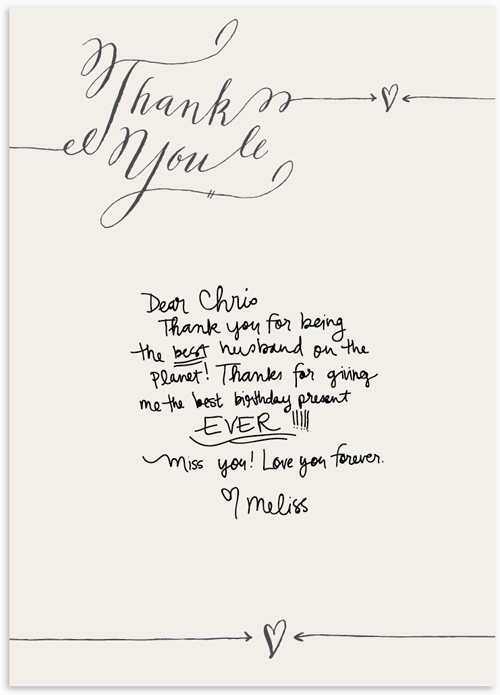 Wedding Thank You Note Template Beautiful Thank You Freebie Free Printables
