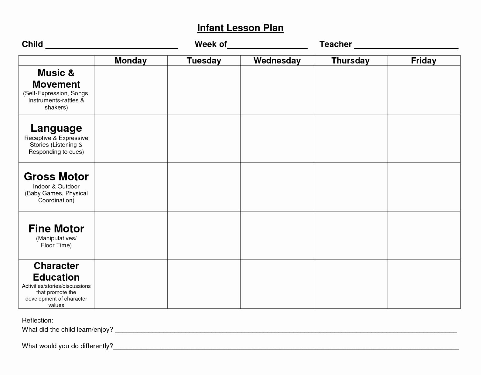 Weekly Lesson Plan Template Pdf Best Of 6 Week Long Lesson Plan Template Otpey