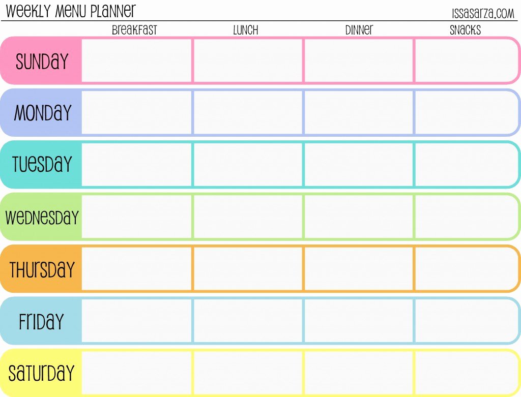 Weekly Meal Plan Template Inspirational E What May Menu Planning