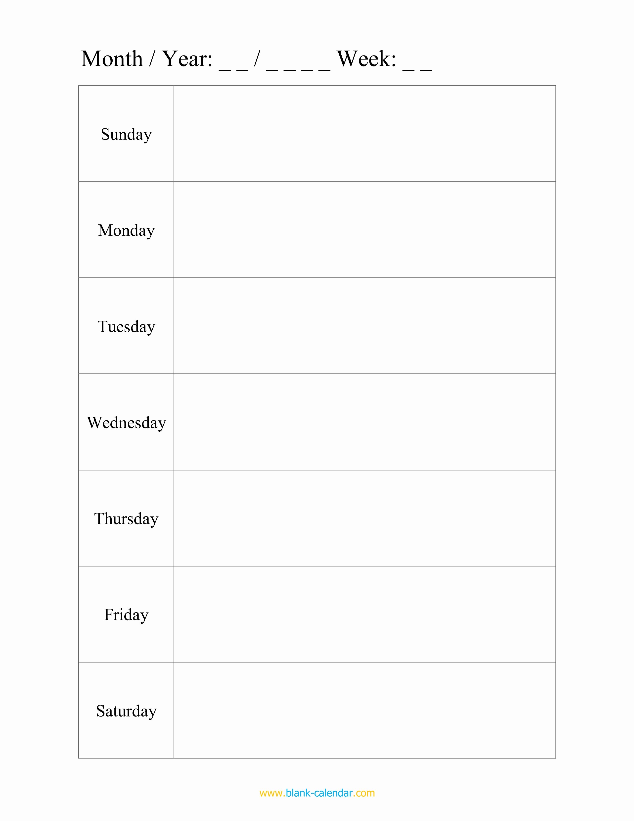 Weekly Planner Template Pdf Unique Weekly Schedule Planner Templates Word Excel Pdf