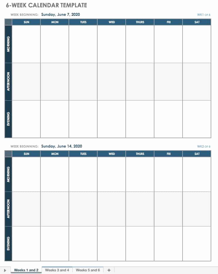 Weekly Schedule Templates Excel Inspirational 15 Free Weekly Calendar Templates