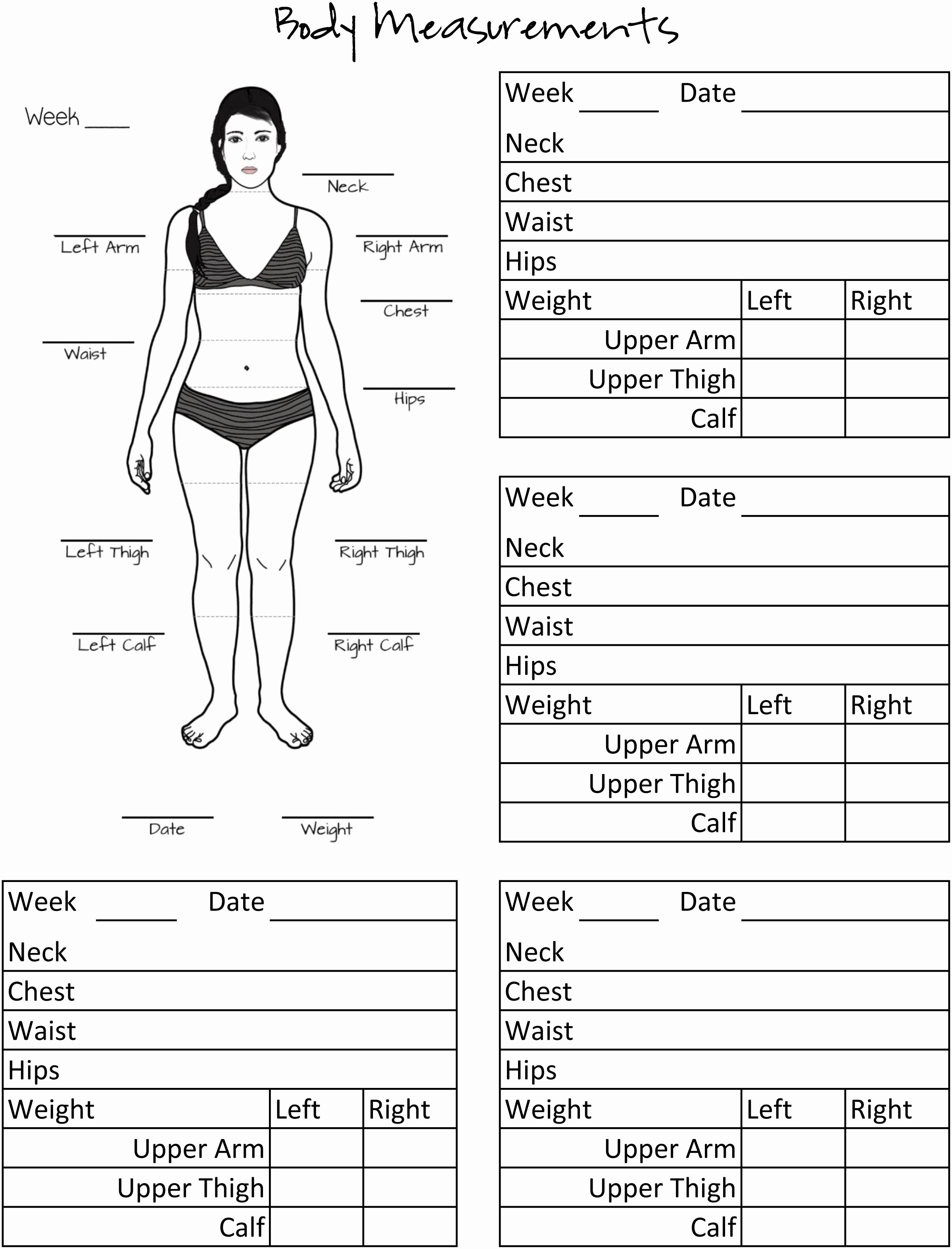 Weight Loss Measurement Chart Unique Weight Loss Weight Loss