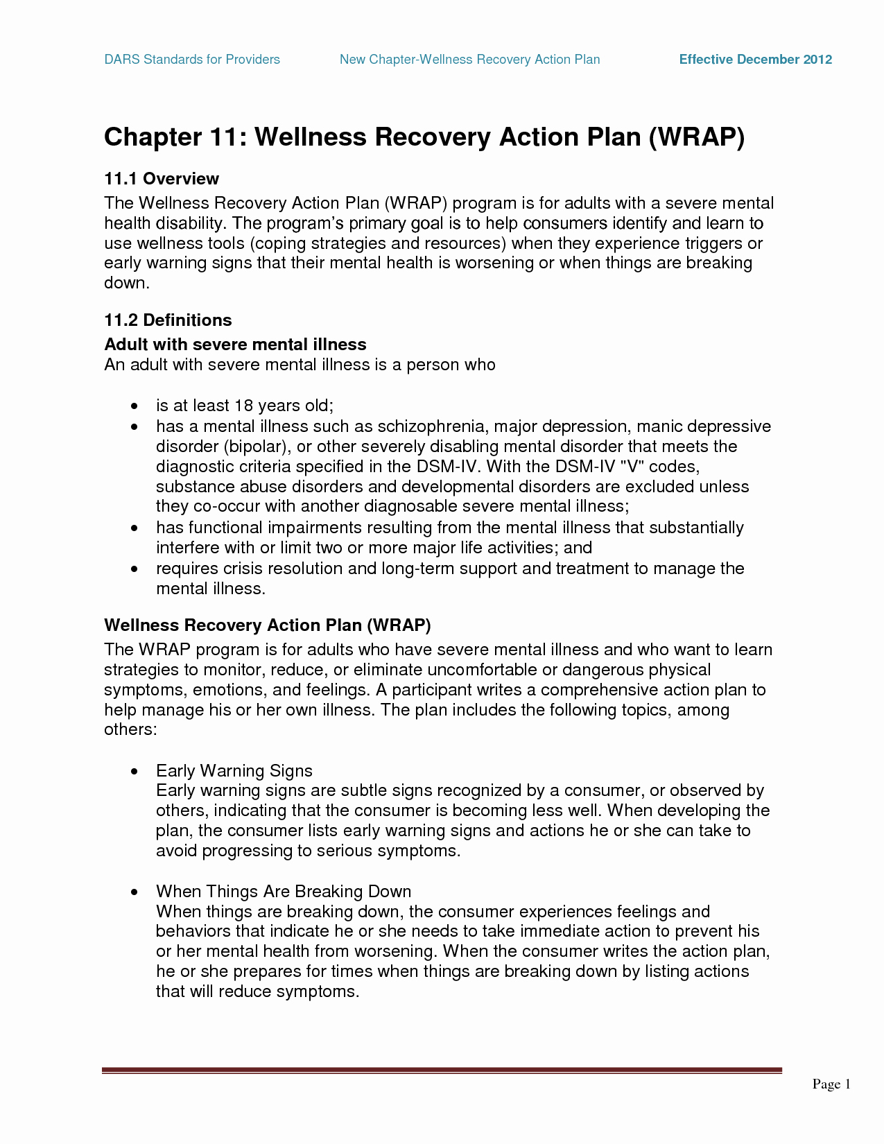 Wellness Recovery Action Plan Pdf Awesome Wrap Mental Health