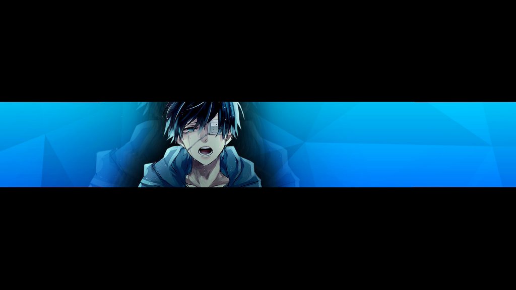 Youtube Banner Template No Text Awesome Ken Kaneki Youtube Banner Template No Text by