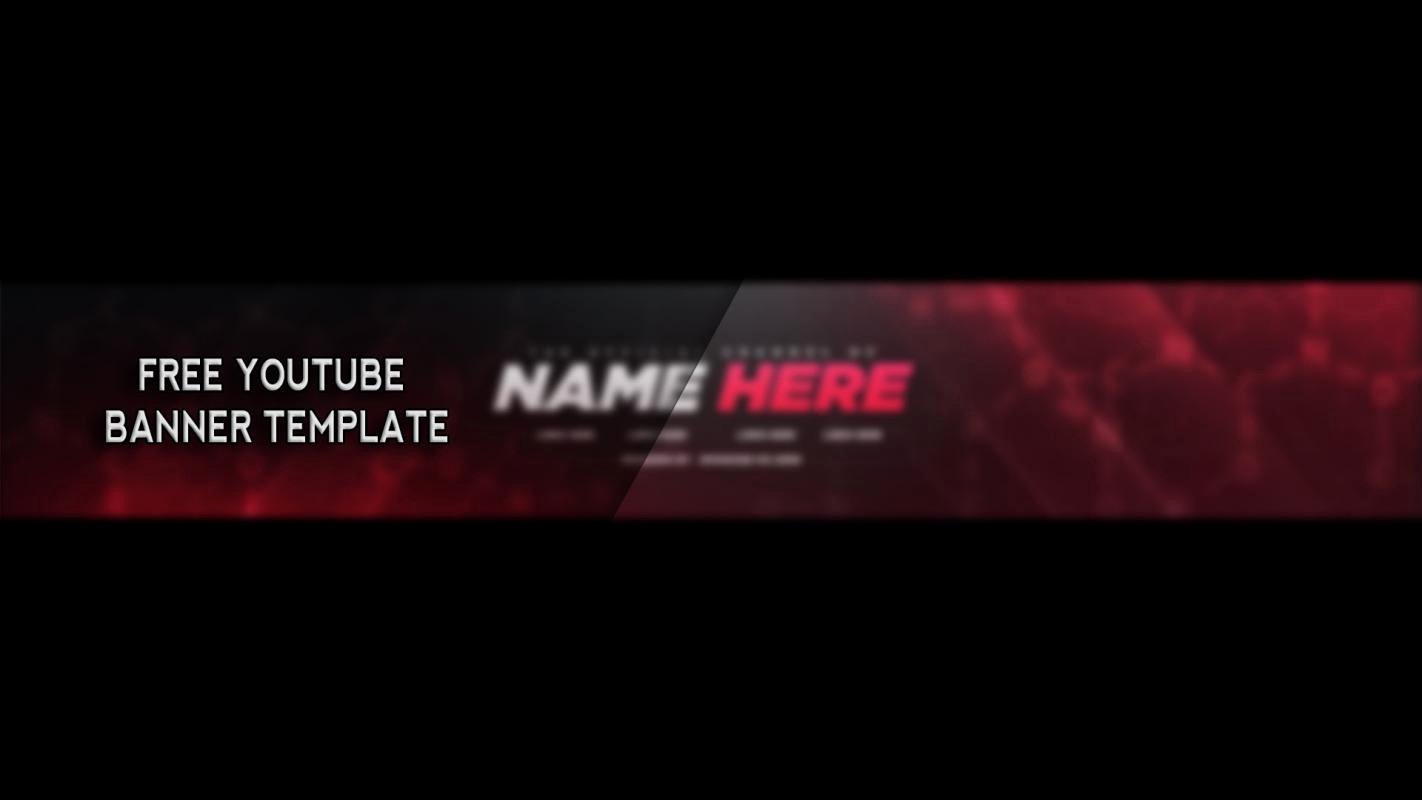 Youtube Banner Template No Text Inspirational Free Youtube Banner