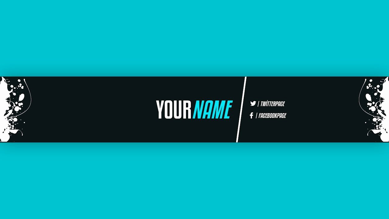 Youtube Banner Template Photoshop Inspirational Youtube Banner Template 21 Adobe Shop