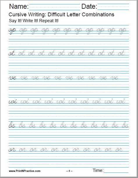 2nd Grade Handwriting Worksheets 50 Cursive Writing Worksheets â­ Alphabet Sentences Advanced