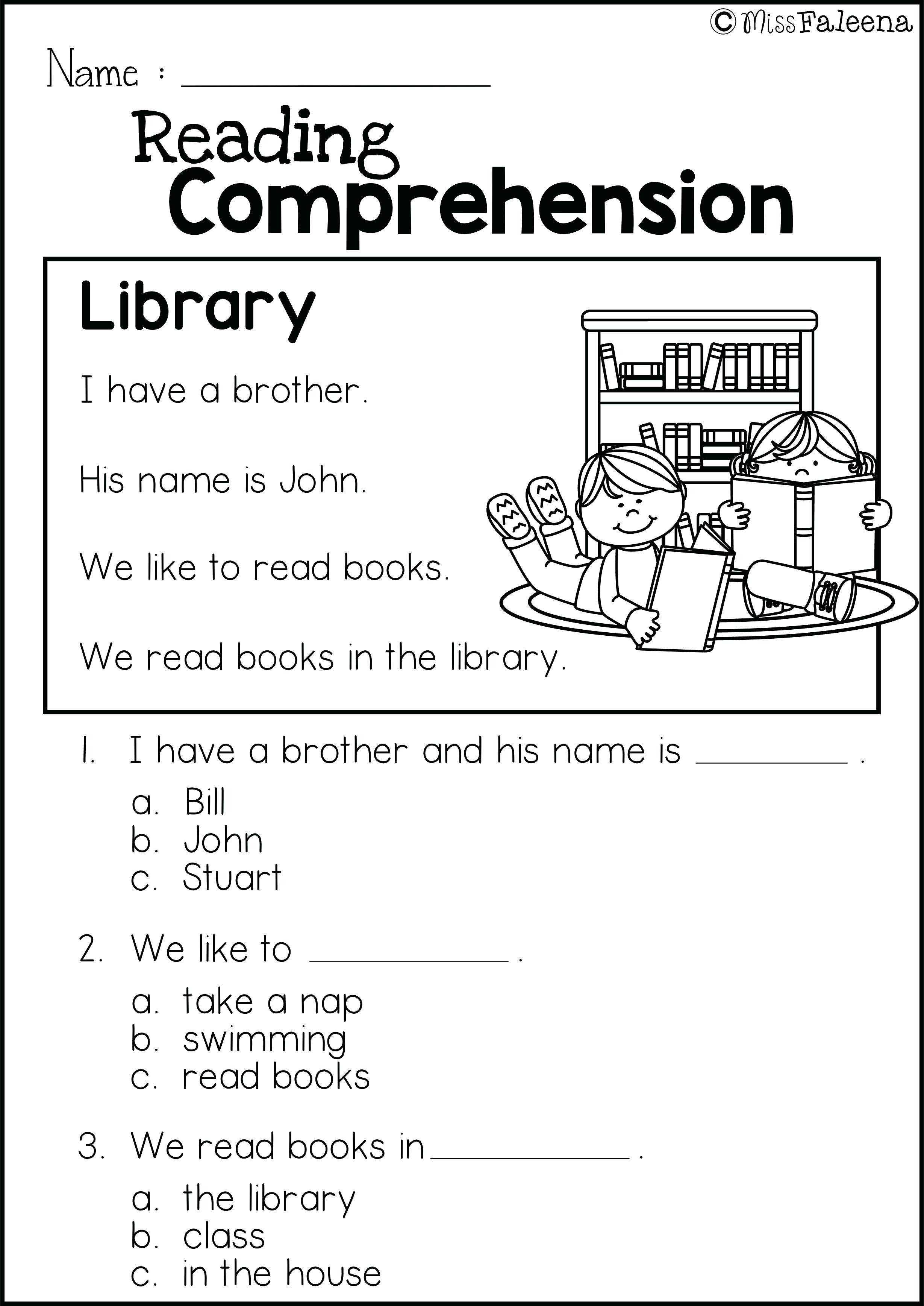 2nd Grade Reading Worksheets Printable Free Reading Prehension Worksheet Grade 2