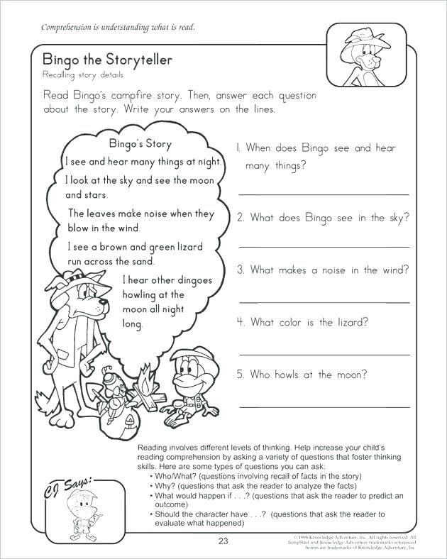 2nd Grade Reading Worksheets Printable Free Second Grade Reading Worksheets Activities Printable