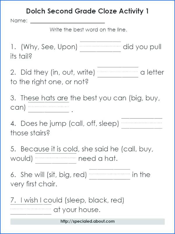 2nd Grade Sight Word Worksheets Second Grade High Frequency Words First Grade Sight Words