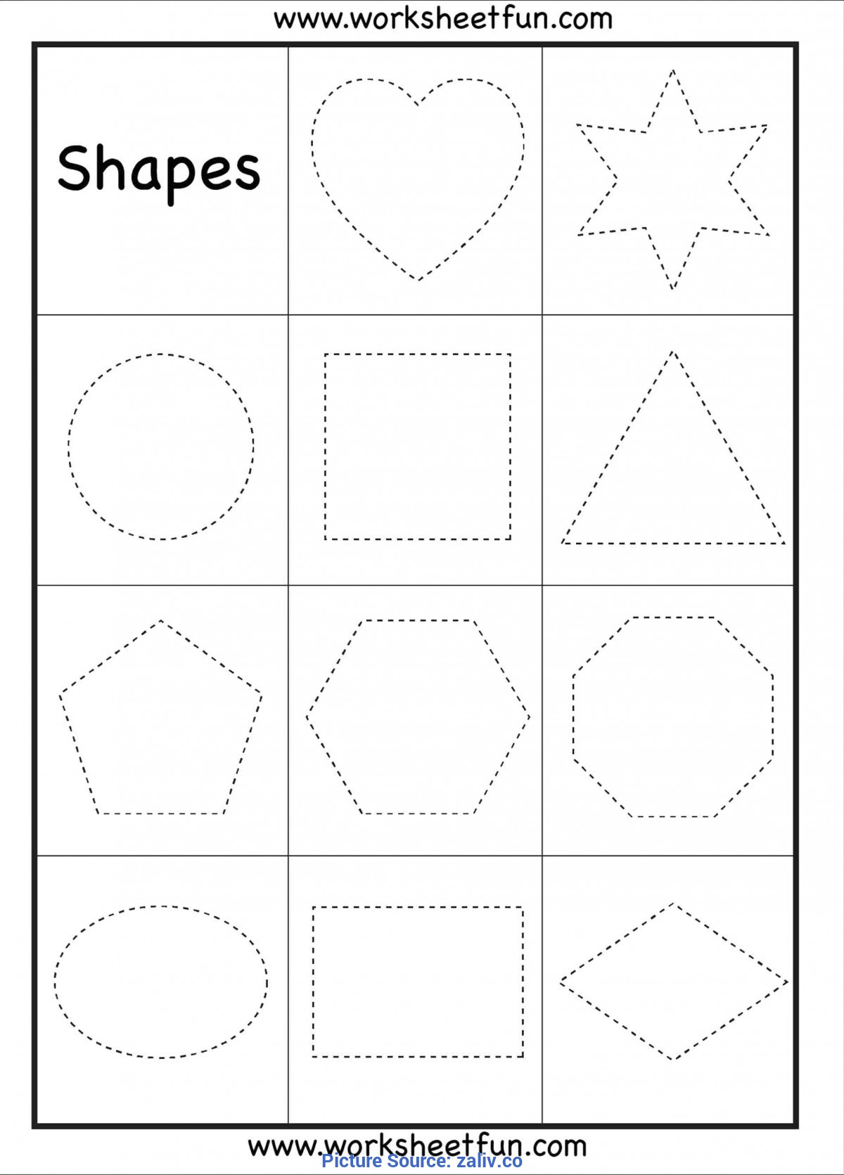 3d Shapes Worksheet Kindergarten 3d Shapes Worksheet for Preschool Clover Hatunisi