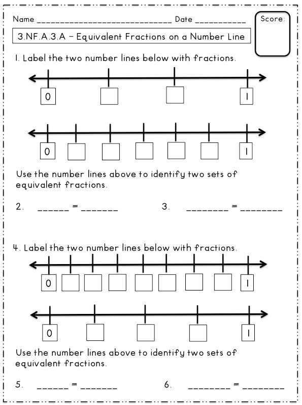 3rd Grade Number Line Worksheets Fractions A Number Line Worksheets for Free Fractions
