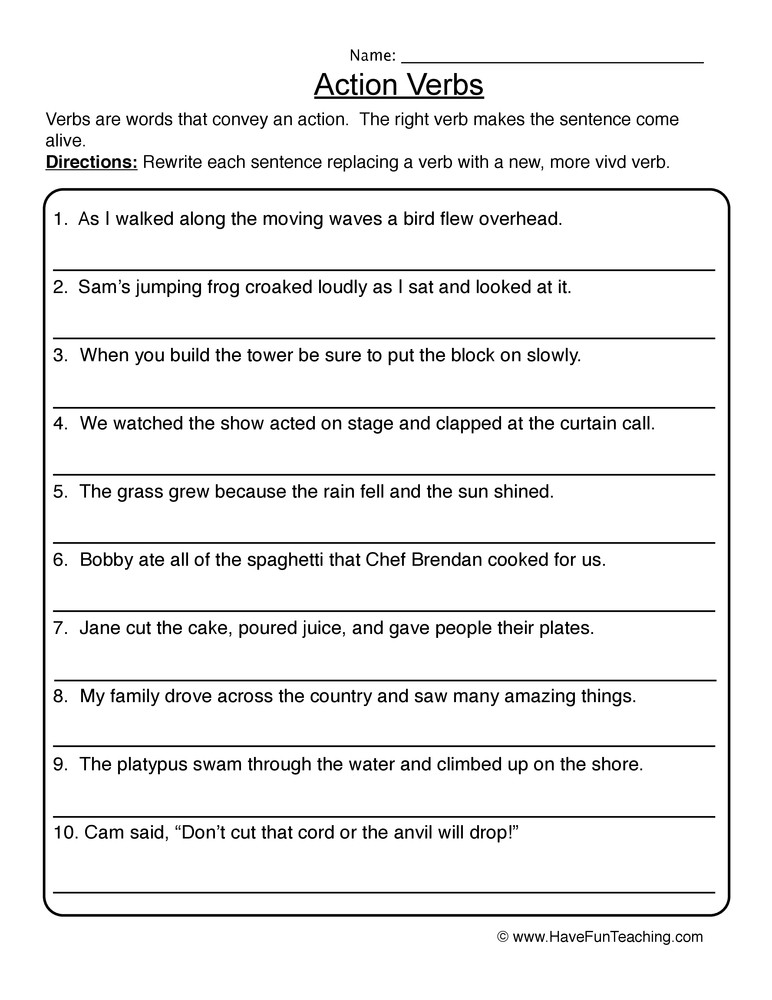 4th Grade Adverb Worksheets Rewriting with Adverbs Worksheet