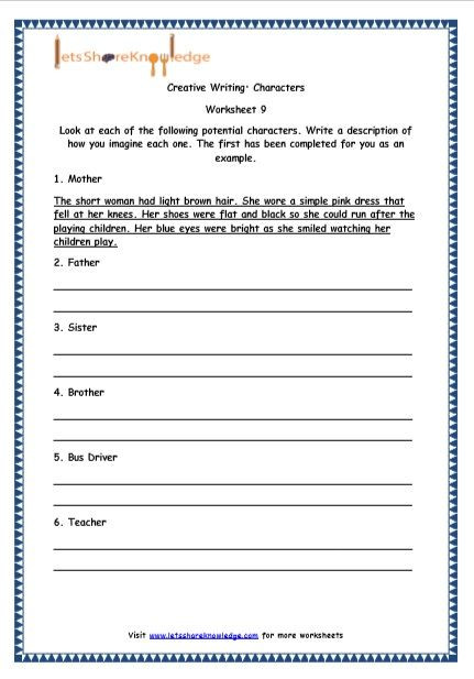 4th Grade Essay Writing Worksheets Grade 4 English Resources Printable Worksheets topic Random