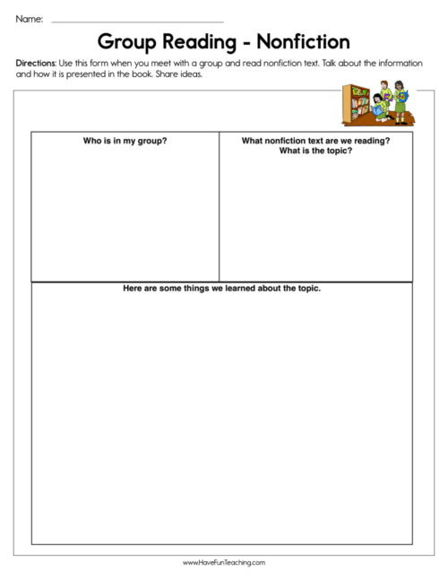 4th Grade Reading Response Worksheets Reading Response Worksheets • Have Fun Teaching