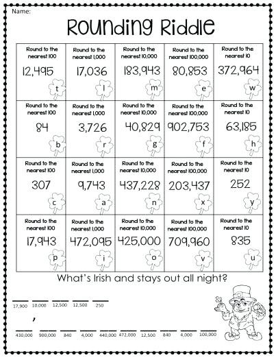 4th Grade Rounding Worksheets Rounding Worksheets 4th Grade – Callumnichollsub