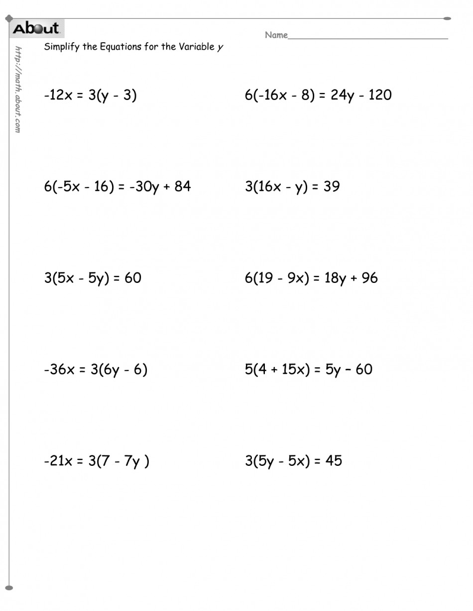 5th Grade Algebraic Expressions Worksheets Lovely Variables and Expressions Worksheet