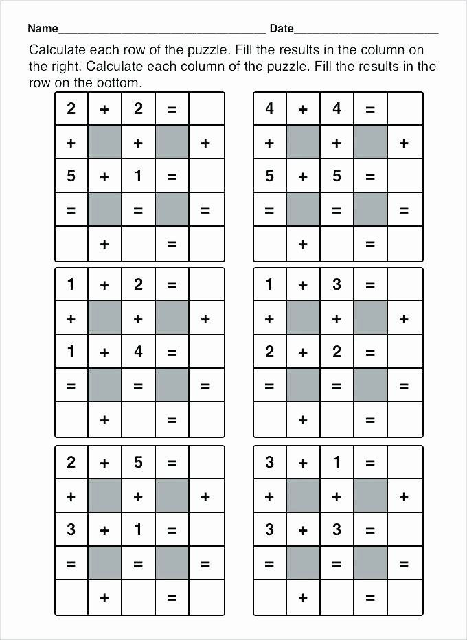 20 6th Grade Math Puzzles Desalas Template