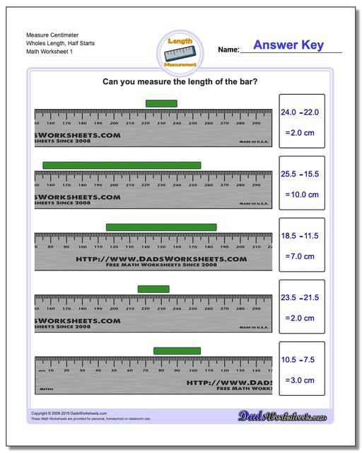 6th Grade Measurement Worksheets Metric Measurement