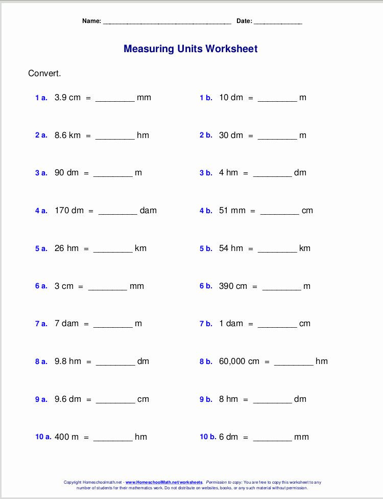 6th Grade Measurement Worksheets Pin On Editable Grade Worksheet Templates