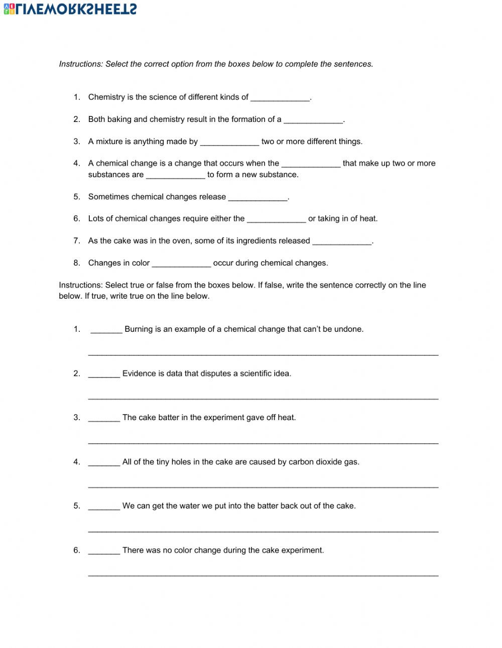 6th Grade Science Energy Worksheets Natural Science 6th Grade Esl Unit 7 Matter and Energy