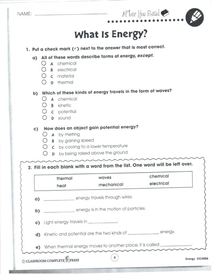 7th Grade Science Worksheets Printable 9th Grade French Archives Worksheets Printable