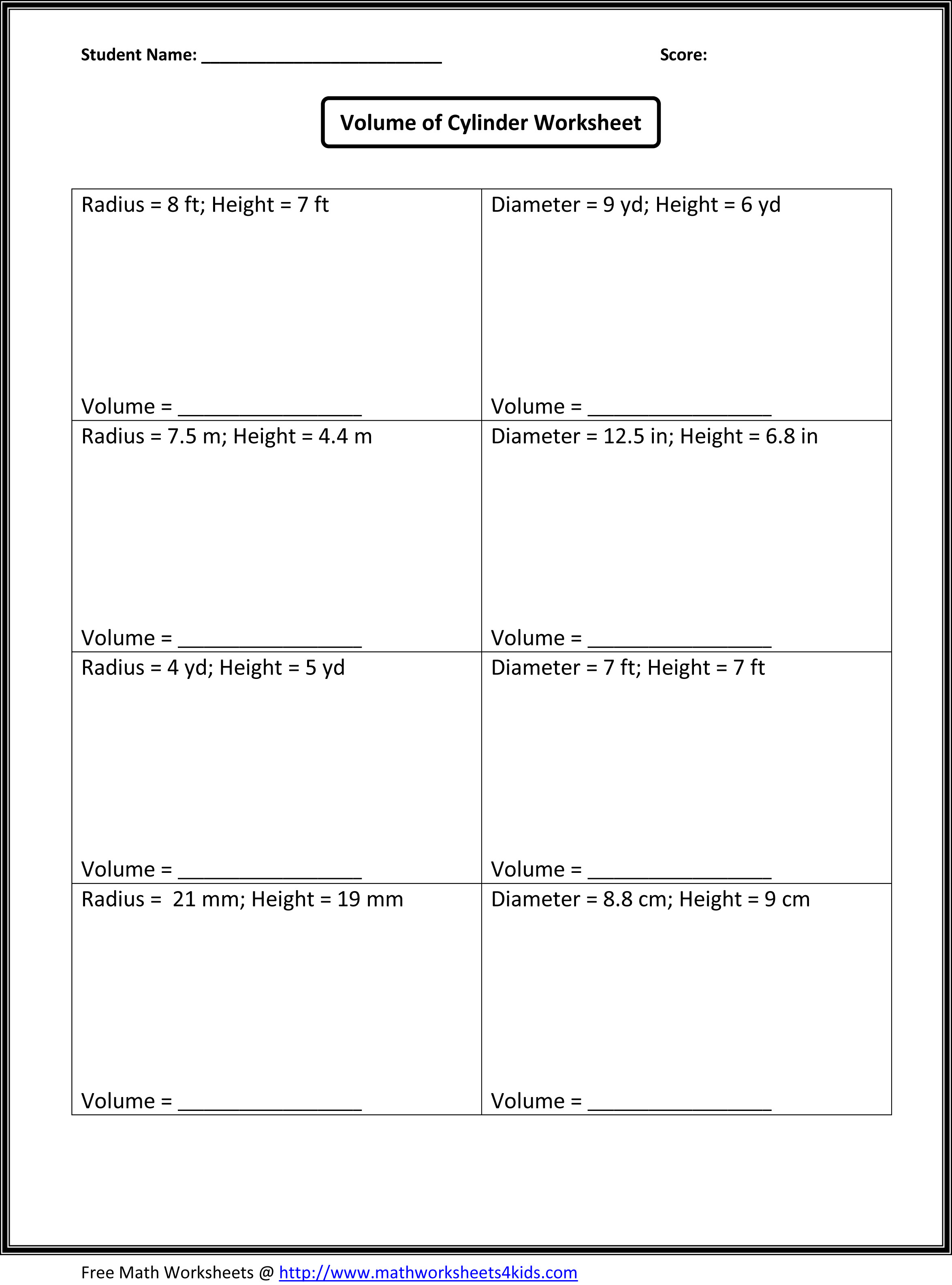 7th Grade Statistics Worksheets Copy Volume Lessons Tes Teach