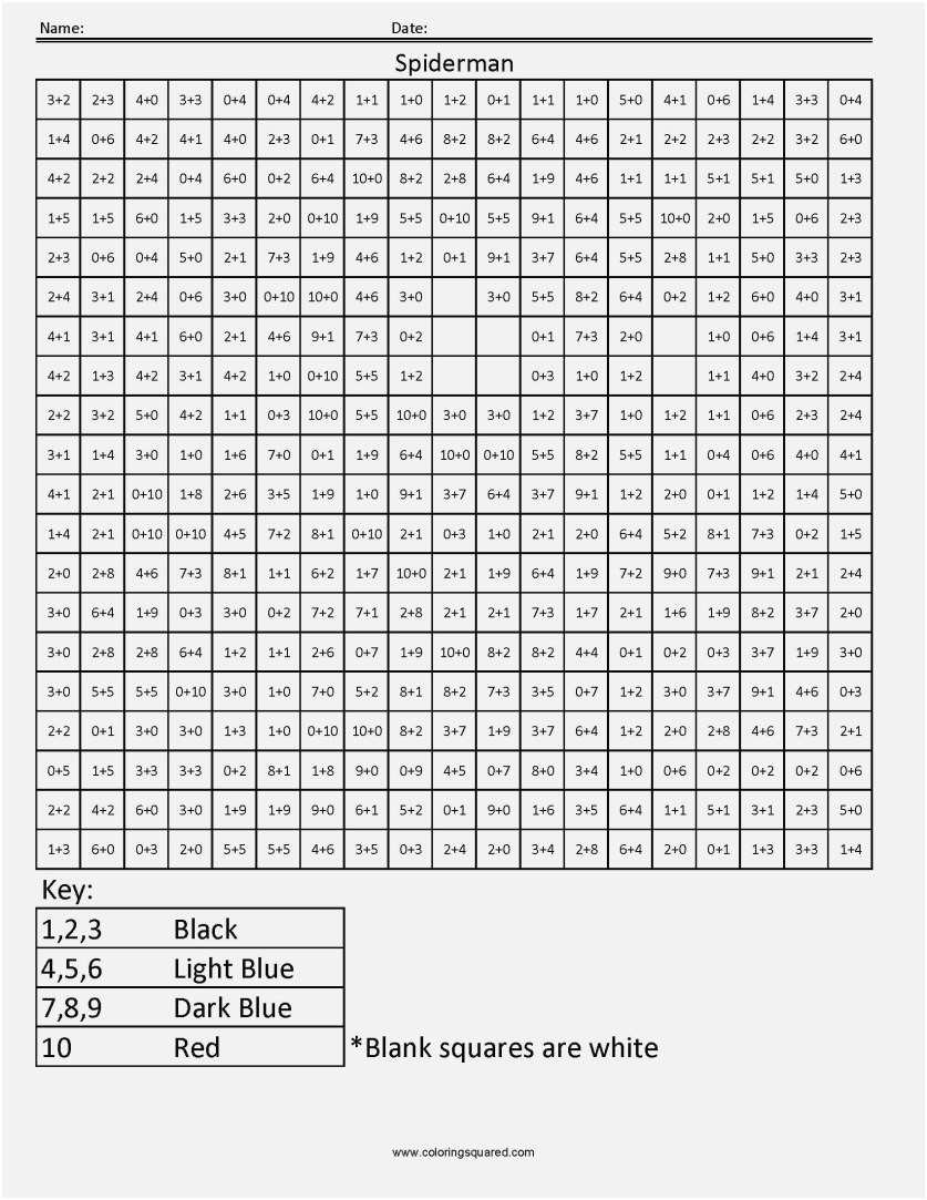 Addition Math Coloring Worksheets the Suitable View Math Coloring Worksheets 6th Grade