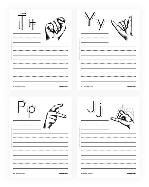 American Sign Language Worksheets Printable Sign Language Fingerspelling Printable Worksheets asl Sign Language Resources American Sign Language asl Resources Alphabet