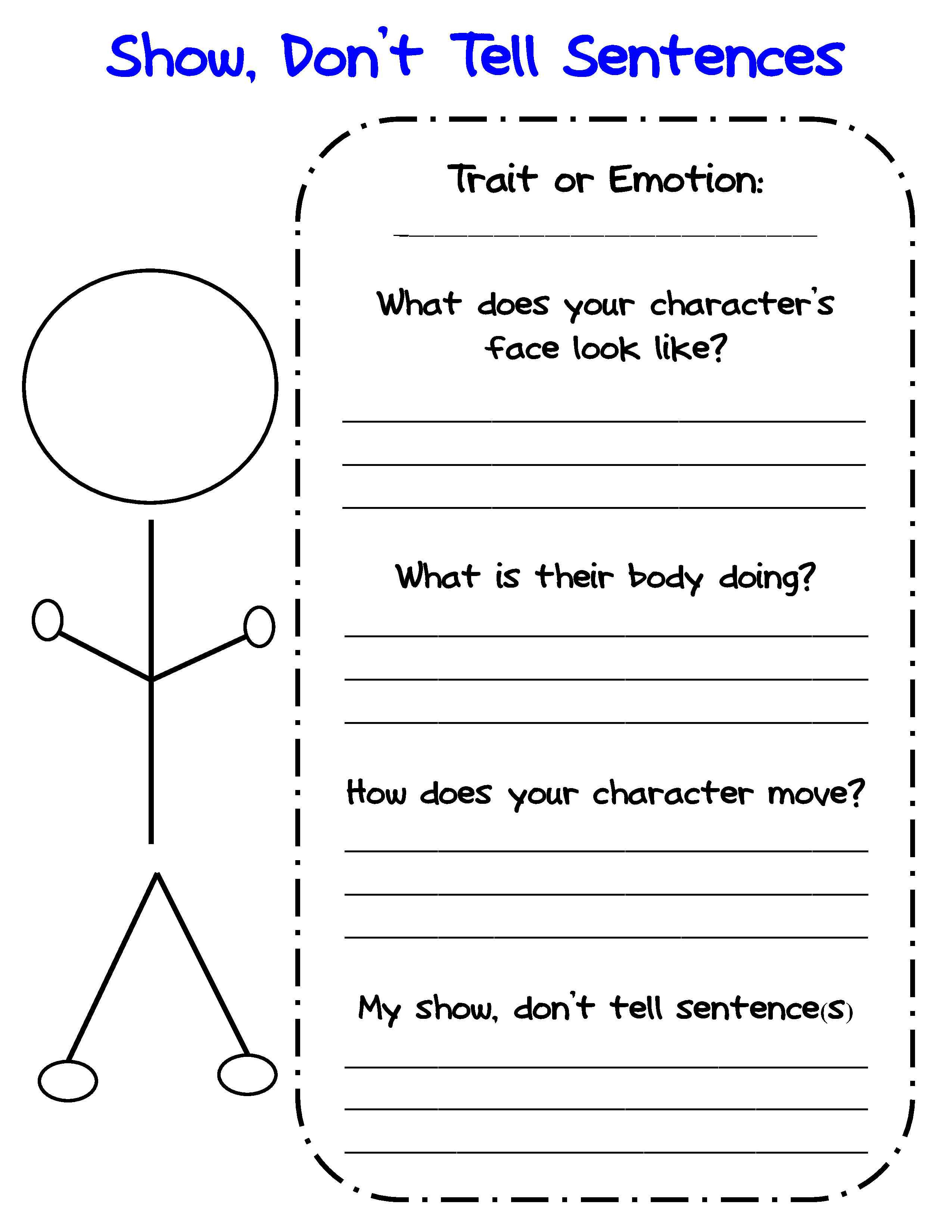 Character Traits Worksheet 2nd Grade Bringing Characters to Life In Writer S Workshop