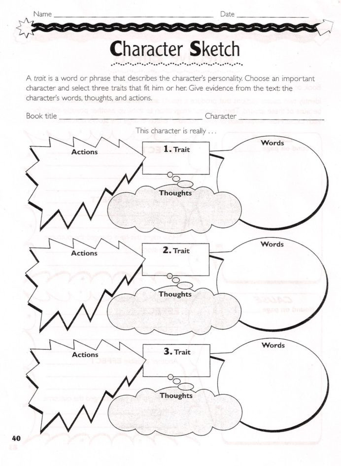 20 Character Traits Worksheet 2nd Grade Desalas Template