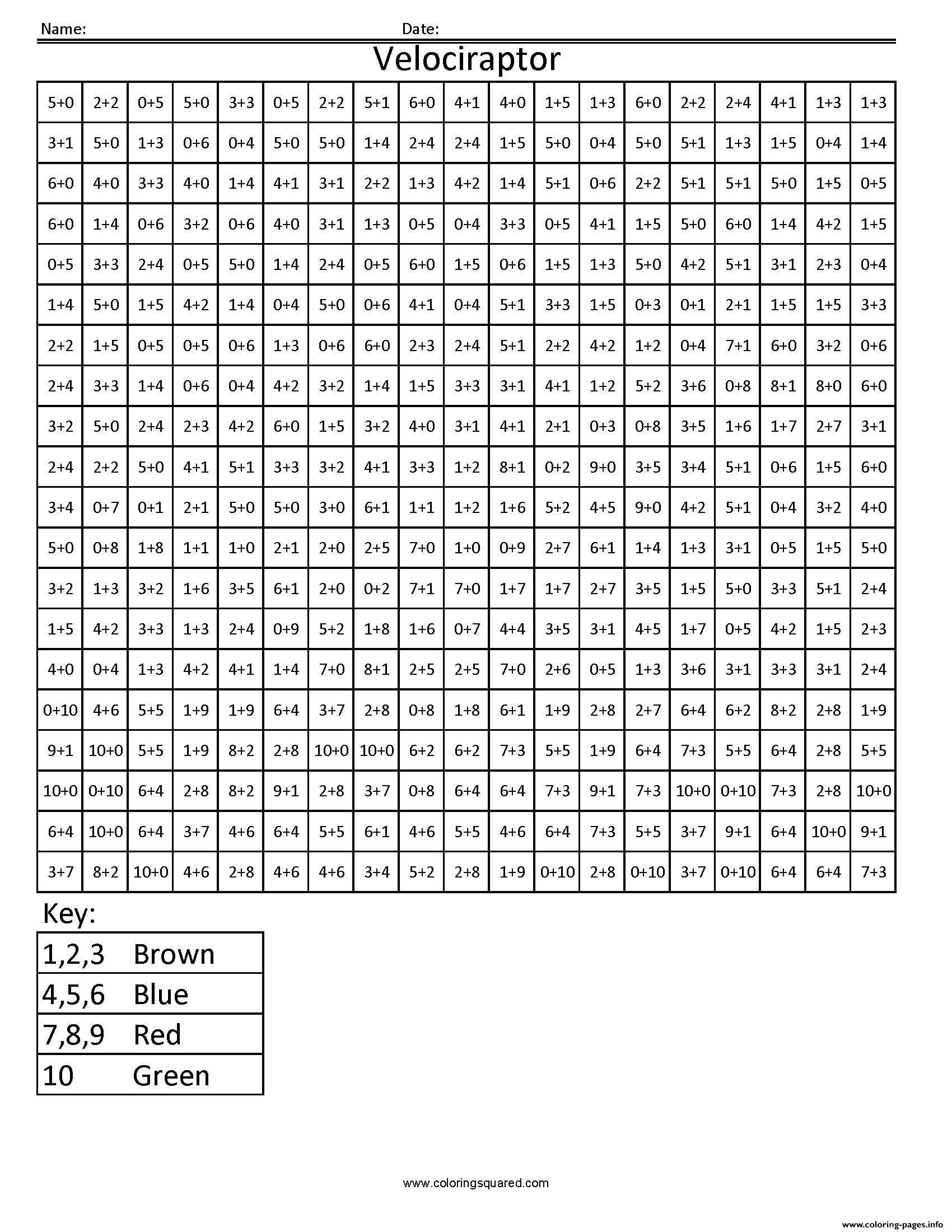Coloring Squared Worksheets 4 Coloring Squares Subtraction Worksheets In 2020 with