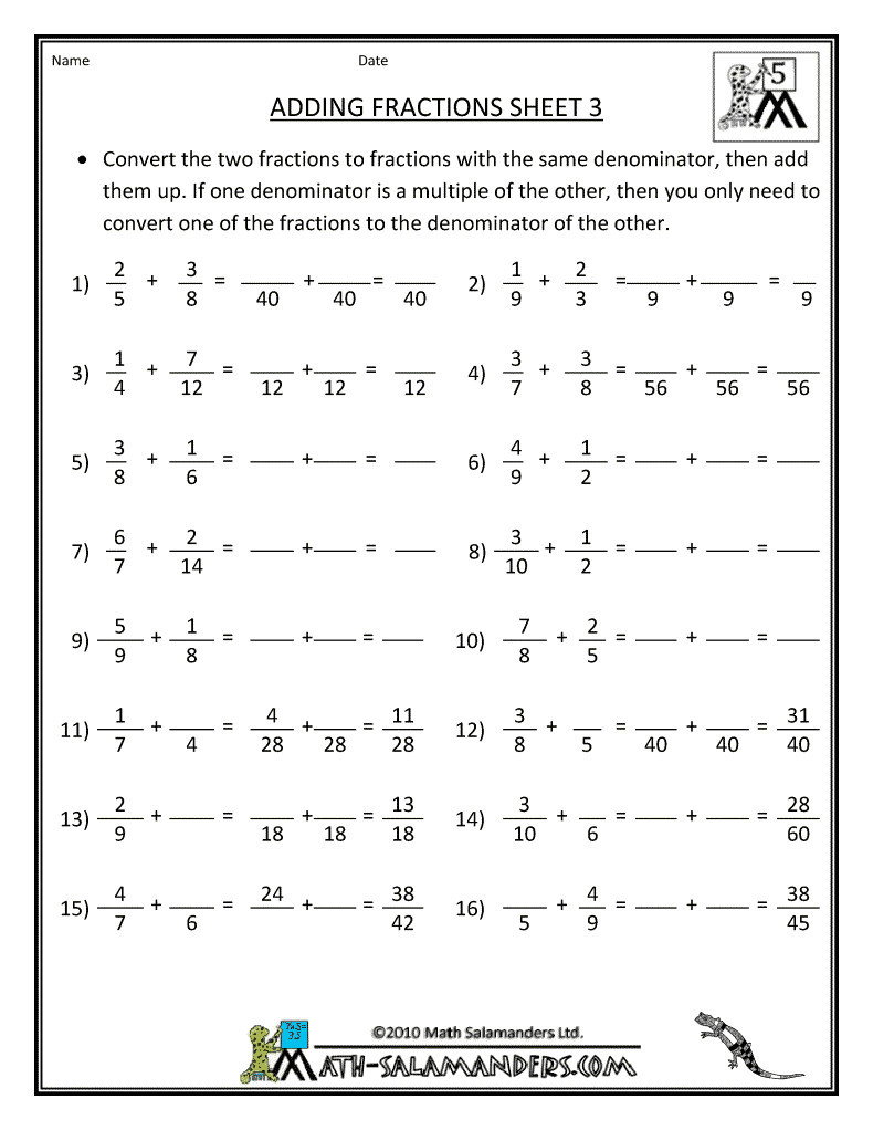 Comparing Fractions Third Grade Worksheet 3 Free Math Worksheets Third Grade 3 Fractions and Decimals