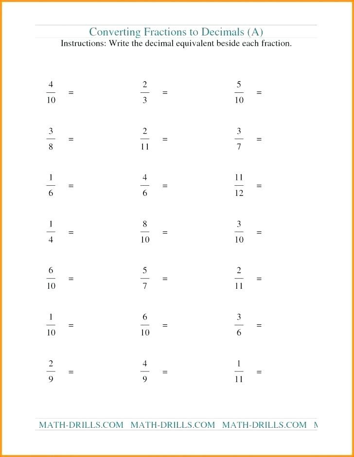Comparing Fractions Worksheet 4th Grade Decimals and Fractions Worksheets Paring Fractions