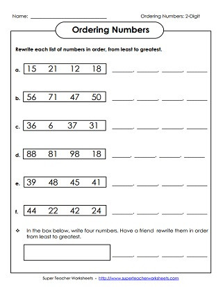 Comparing Numbers Worksheets 2nd Grade Paring Numbers 2 Digit Worksheets